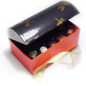 Moonstruck Chocolates Dragon Fly Box