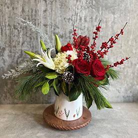 Holiday Seasonal in Vase