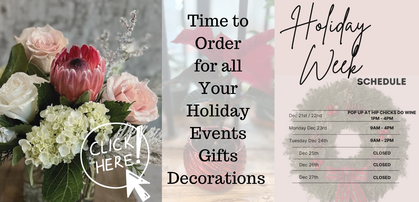 Order for your Holiday Events